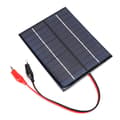 2W 12V Polykristallin solpanel DIY Utomhus Bärbar laddare med klämma