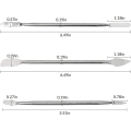 Miniatyrbilde 2 av 5: Metal Spudger Åpning Demonteringsverktøy (3 pakke), For Pry Open nettbrettskjerm, mobiltelefon/ipad/nettbrett/bærbar Cisea reparasjonsverktøysett