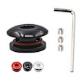 Miniatyrbillede 3 af 5: Sort Universal Shifting Head Limiter Fast Base Biltilbehør Shift Knob Shifter