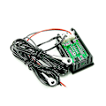 Miniatyrbild 5 av 5: Dc4-28v Högprecision LED-temperaturmätaredetektorsensor Dubbelskärm Digital biltermometer Ntc metall vattentät sond