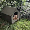 Miniatyrbillede 3 af 5: Udendørs hundehus > Vandtæt kattehus > Vinter udendørs kattehus til kæledyr > Sammenfoldeligt miljøvenligt husly til kat/rabbe
