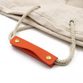 Miniatyrbilde 1 av 5: Stroppbestandige lærputer Antikvelningsdesign Orange 1 pcs