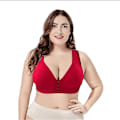 Miniatyrbild 4 av 4: Plus Size Push BH Frontstängning Enfärgad BH 36-46 36