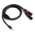 3,5 mm han til 2 XLR han lydkabel 5 m 16,4 ft til mixer effektforstærker