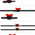 Miniatyrbillede 5 af 5: 10 stk dryptapefittings, hanstikdåseventiler, dryptapefittings - 16 dobbeltstudsventiler