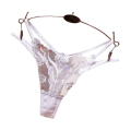 Miniatyrbild 1 av 2: Sexig G-String Dam Broderi Strings Underkläder Trosor White