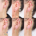 Miniatyrbillede 2 af 5: Øreringe Ear Cuff Clip Star Fashion smykker B1943 E230