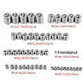 Miniatyrbillede 2 af 5: Gevindindsatser M3 M4 M5 M6 M8 M10 M12 Rustfrit ståltråd Reparationsindsatser Sortiment
