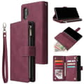 Etui til Samsung Galaxy Note 10 Plus Læder Magnetisk Pung Lynlåslomme Beskyttelse Håndrem Kompatibel med Samsung Galaxy Note 10 Plus Etui C2