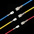 Miniatyrbillede 5 af 5: 270 Stk Elektrisk Lug, t-stik Ledningsstik, Han-hun Spade Crimp Wire Connectors Terminalblok med isoleringsmuffe 2,8 mm 4,8 mm 6,3 mm