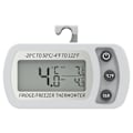 Miniatyrbillede 2 af 3: Hvidt køletermometer 0.1 digital fryser og vandtæt termometer, LCD-skærm
