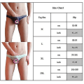 Pikkukuva 2 / 2: Miesten seksikkäät pitsit nopeasti kuivuvat stringit Alusvaatteet G-String Light Blue 1XL