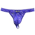 Miniatyrbilde 1 av 4: Menn Truser Sexy G-String Thong Underbukser Truser Undertøy Royal Blue S