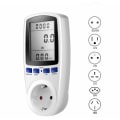 Miniatyrbild 2 av 5: Digital energimätaruttag, energiförbrukning med 7 lägen och LCD-skärm, uttag för power Energiövervakning