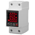 Strömskydd 3 Display Justerbart Intelligent Överspännings Underspänningsskydd AC 80‑300V 1‑63A