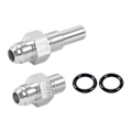 Miniatyrbillede 5 af 5: En lang en kort 1stk 4l80e gearkasseadapter fitting 6an flare 6 an 4l80e adapter til biler