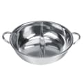 27 cm Dobbelt Smag Induktions Hot Pot i Rustfrit Stål