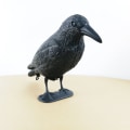 Miniatyrbild 2 av 4: Simulering svart kråka, duva repeller, plast duva repeller, fågel repeller, naturlig skadedjursbekämpning