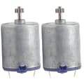 2 stk. 150 RC Bilmotor Elektrisk motor erstatning for AE86 Sølv