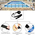Miniatyrbillede 4 af 5: Universal Swimming Pool Cover Roll Fastgørelsesstropper Kit Svømmebælte til udendørs udstyr