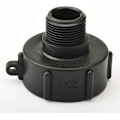 Miniatyrbild 2 av 5: Ibc Adapter S60 Skruvanslutning för 2 tum gånger 1 tum Ibc vattentank