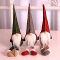 Miniatyrbillede 4 af 5: 3 stk svensk nisse, juleplys, indretning i skandinavisk stil, hængende benhyldeholdere