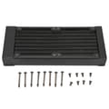 8 Rørs Vandkølingsradiator G1/4 Gevind 80mm Dobbelt Ventilator Aluminium Legering Varmeveksler til Printer Drone Computer