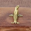 Miniatyrbillede 3 af 5: Anti-rust segl figur mikro landskab kobber enkel tekstur poleret segl Ornament til skrivebordet
