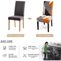 Miniatyrbilde 3 av 5: Stoltrekk, 2 stk Stretch avtagbart vaskbart moderne stoltrekk (rutete)