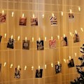 Miniatyrbild 2 av 4: Led Clip String Lights Photo Clip Lykta Festdekorationer
