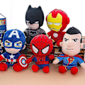Miniatyrbilde 2 av 3: 28 cm Marvel Avengers plysjleketøy Batman utstoppede dukker Iron Man