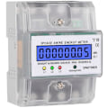 Miniatyrbild 3 av 5: DDS024 5-100A 380V 50Hz enfas AC amperemeter med LCD-display, transparent case