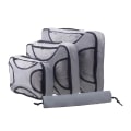 Miniatyrbild 1 av 5: Compression Packing Cubes Bag för resor Expanderbar packbox gray