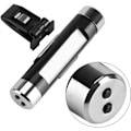 Miniatyrbilde 5 av 5: Digital Clip-on bilklokke Termometer Temperaturmåler Bilmåler Miniklokkemonitor med LCD-skjermbakgrunnsbelysning f