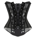 Miniatyrbillede 3 af 4: Korset Satin Busiter Shapewear-outfit med snørebånd XS
