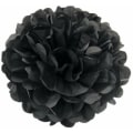 Miniatyrbillede 1 af 5: 10 stk sort tissue pom pom 8 tommer pom pom dekoration bryllup dåb fællesskab jul halloween fest tilbehør