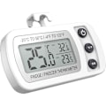 Miniatyrbild 1 av 5: 0,1 Vit 20~50℃ Hushållsfrys Kyltermometer Kylskåp Vitrine Digital Display Vattentät termometer,