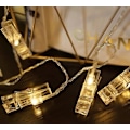 Miniatyrbild 4 av 4: Led Clip String Lights Photo Clip Lykta Festdekorationer