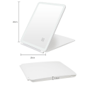 Miniatyrbilde 3 av 5: LED lys touch sminkespeil