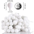 Miniatyrbild 3 av 5: Kula 10 meter 100 lampor Tre 8 funktioner vattentät batterilåda med fjärrkontroll Kulslingor Liten lykta