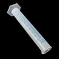 500 ml graderad mätcylinder i plast för laboratorietester