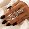 Miniatyrbild 2 av 5: Big Punk Style Retro Snake Ring Legering Ringar För Kvinnor Herr Ringar Mode Smycken Anillos Mujer Anillo Hombre