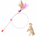Pikkukuva 1 / 4: Cat Toy Tease Cat Stick värillinen lankasuola kellolla (3 kpl),