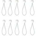 Pikkukuva 5 / 5: 50 kpl elastisia pallo-bengee-johdot, välipeitteen kiristin huvimajaan, retkeilyyn, telttajohdot, verhojen jatkovaljaat, 10 cm