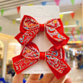 Pikkukuva 4 / 5: Bowknot Scrunchies Naiset Nauhat Hiusnauhat Tytöt Huivi Hiussolmiot Makeat hiusköydet Muoti Hiukset 1