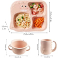Miniatyrbild 3 av 5: Mattallrik set 4-delat set för barn