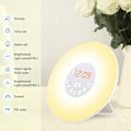 Miniatyrbillede 3 af 5: Home Sunrise Wake-up Light Clock Wake-up Light (europæisk standard)，til soveværelse, stue