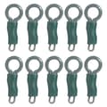 10 Set Slitstarka Back Lead Clips Låsande Rör Karpfiske Terminal Tackle