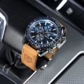 Miniatyrbillede 4 af 5: Herreure Herre Chronograph Date Analog Quartz Movement Stilfuldt Sports Designer Armbåndsur 30m Vandtæt Elegant Gave Til Mænd