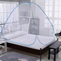 Miniatyrbillede 1 af 5: Kartokner Foldbart myggenet, enkeltseng, pop-up, campingtelt installationstelt, netværk til voksne børn, enkelt